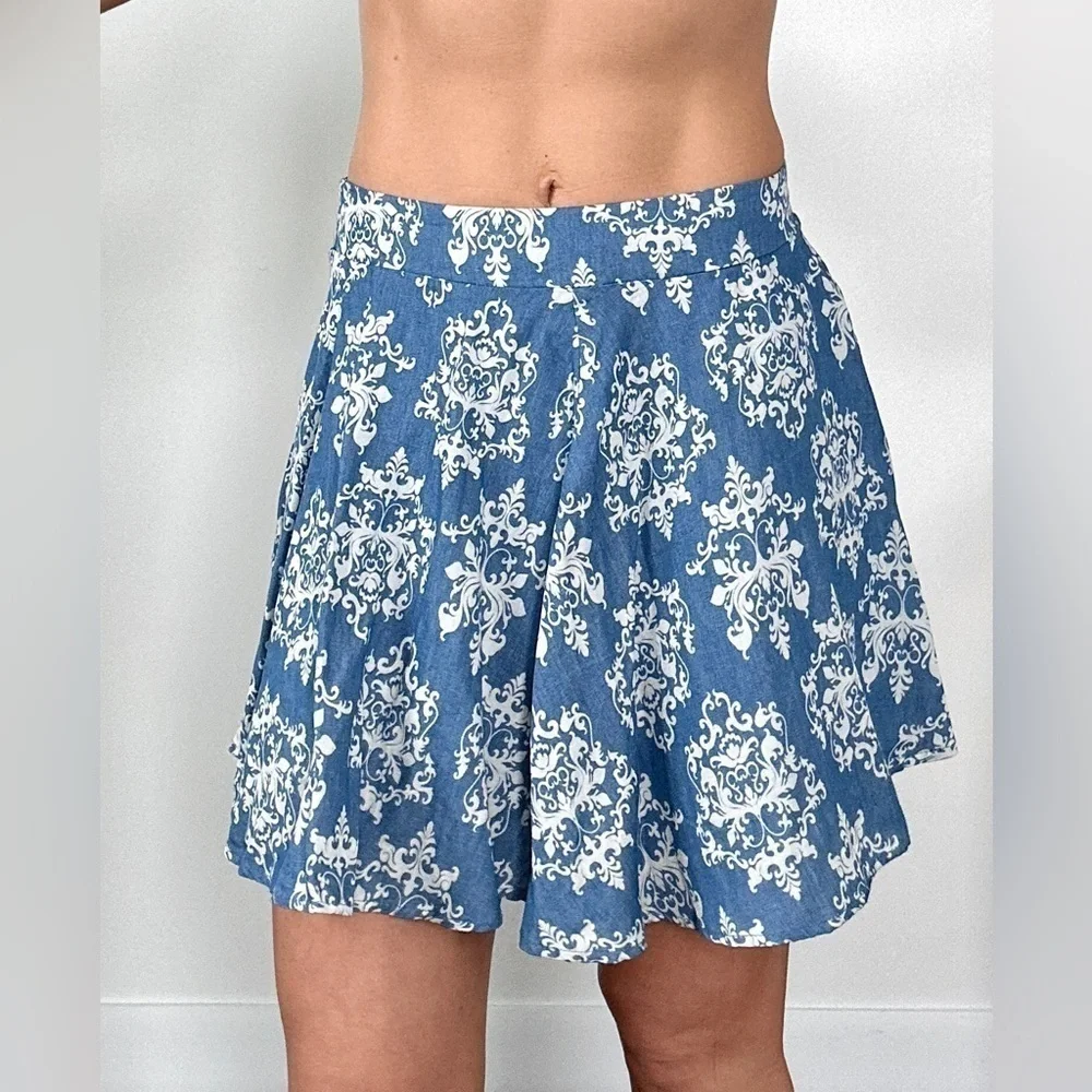 LF Mika & Gala Skirt blue with white embellishments size M - Picture 3 of 8